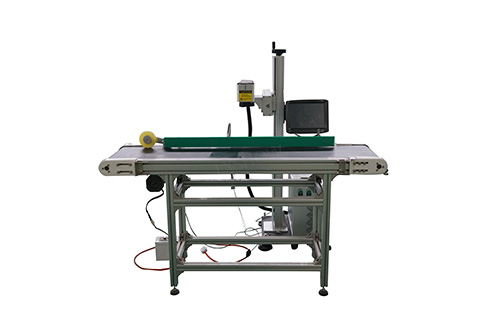 領秀激光飛行式流水線光纖激光打標機 領秀激光飛行式流水線光纖激光打標機